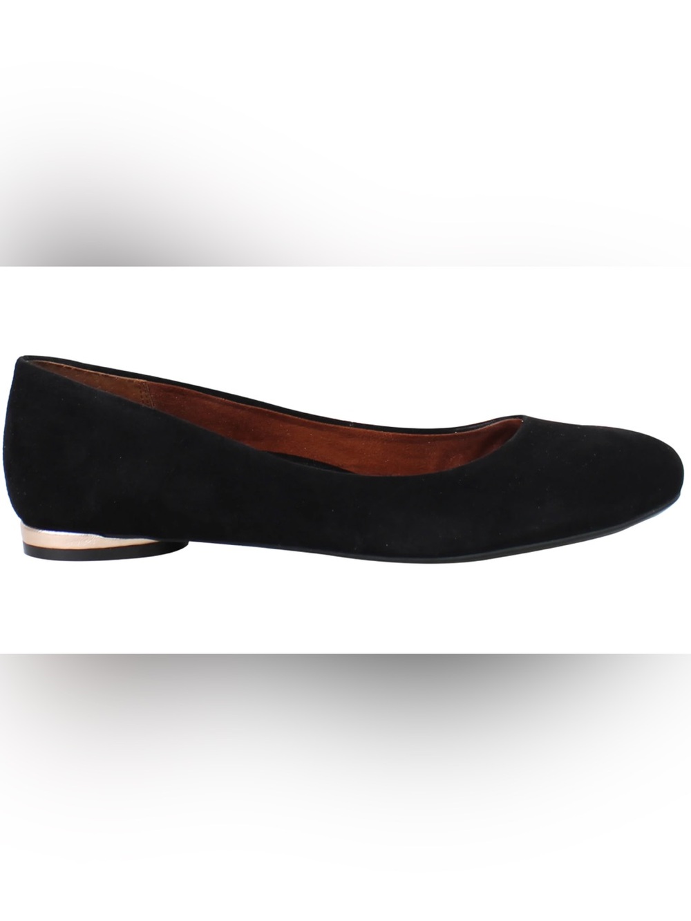 Vionic Hannah Suede Black Ballet Flat Size 11